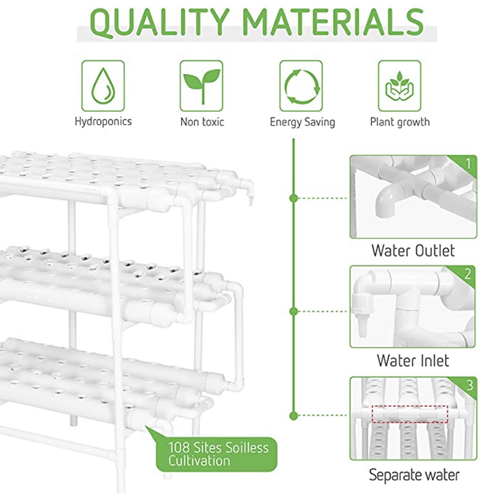108 Cup NFT Hydroponic Kit: image 6